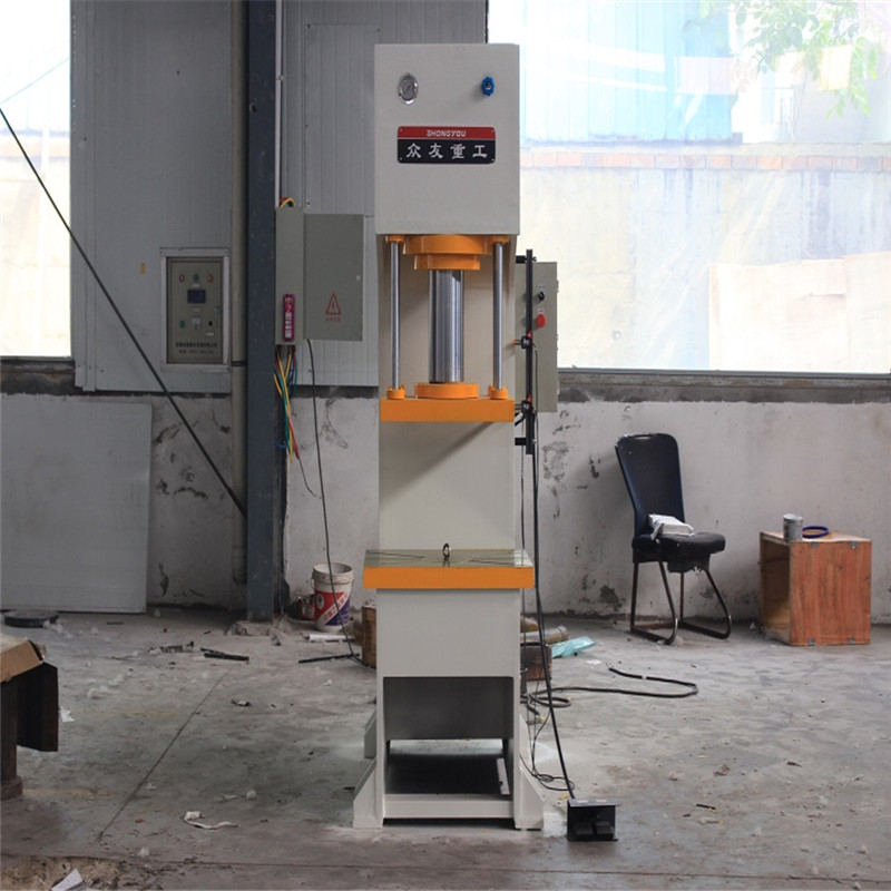 100T四柱導向單臂油壓機 100噸四柱導向單臂油壓機