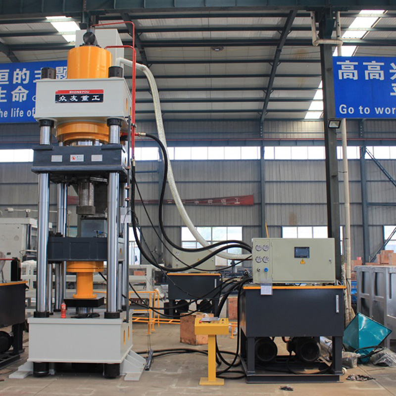 630噸三梁四柱鹽磚機(jī) 630噸粉末成型油壓機(jī)