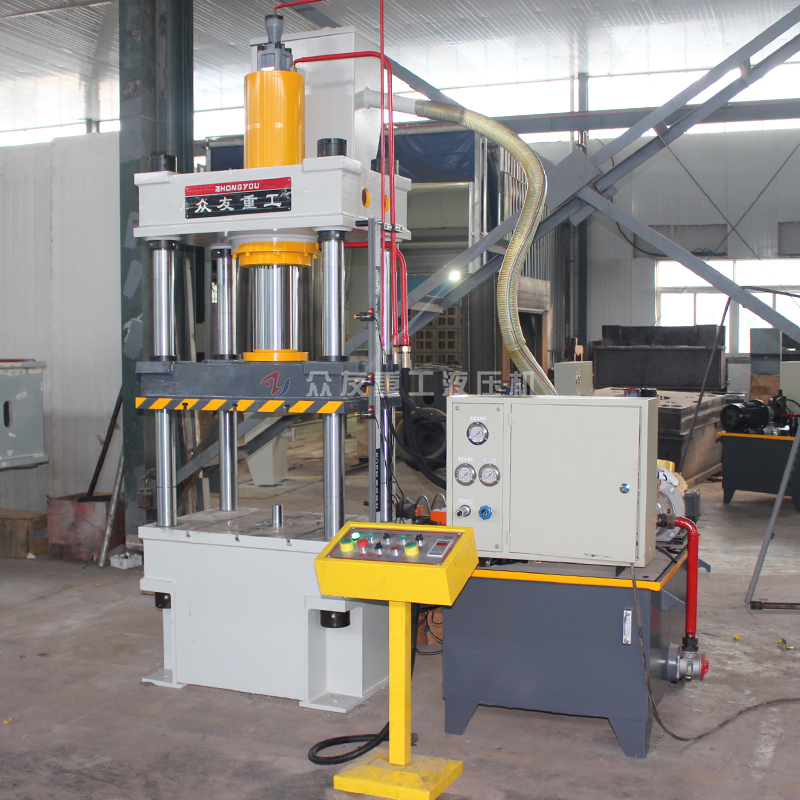 100噸不銹鋼餐具餐盤拉伸油壓機100T四柱金屬成型