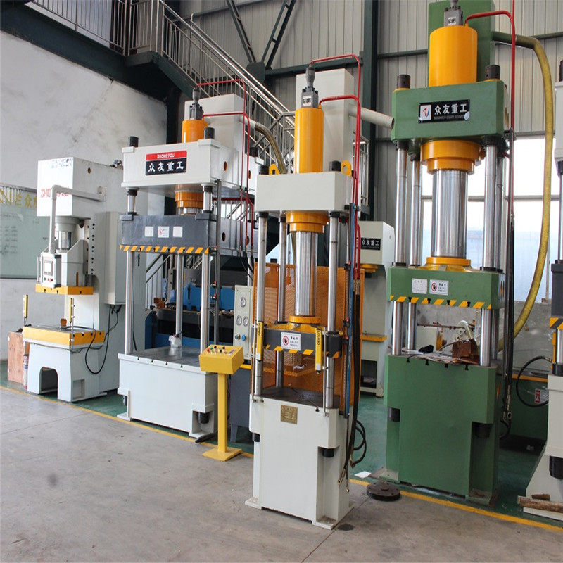 100噸三梁四柱帶防護網(wǎng)液壓機