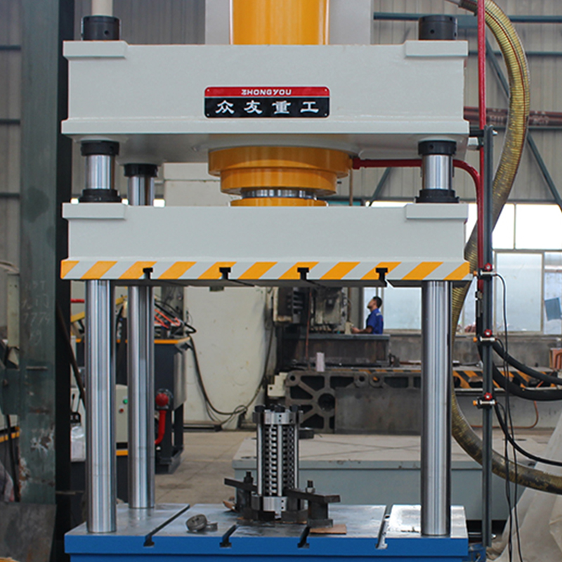 150T三梁四柱壓齒輪液壓機(jī)