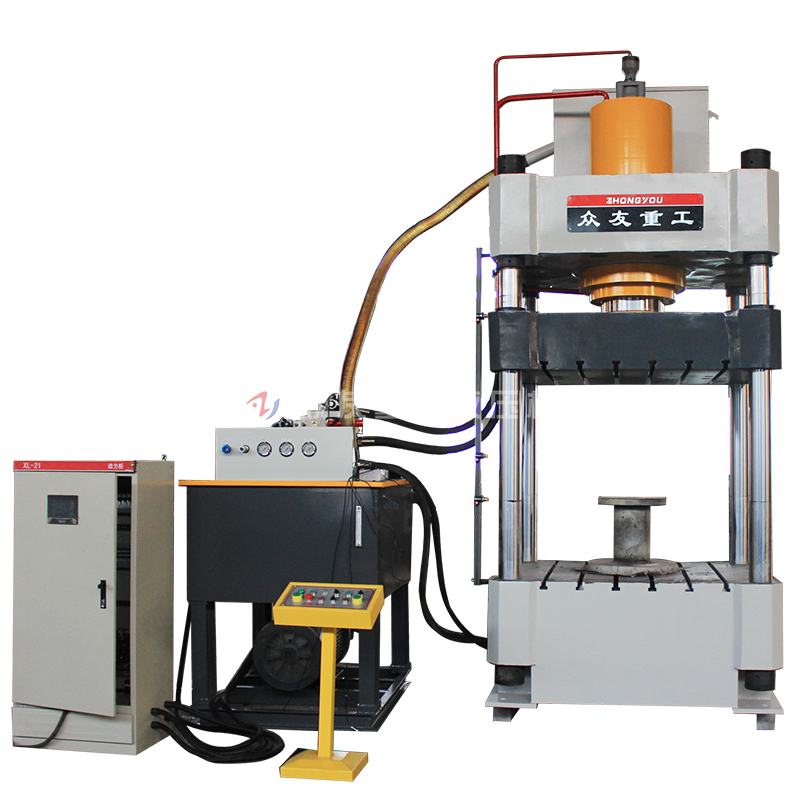 315噸樹脂井蓋成型液壓機 315t復(fù)合井蓋壓制油壓機