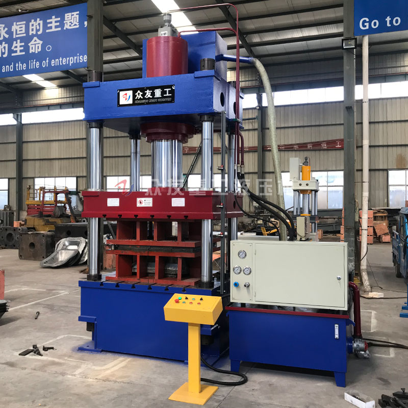 315噸灰斗車切邊成型液壓機(jī)