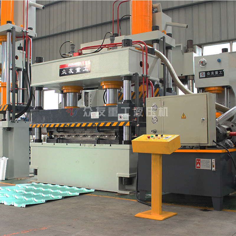 315噸雙缸壓金屬屋頂瓦液壓機