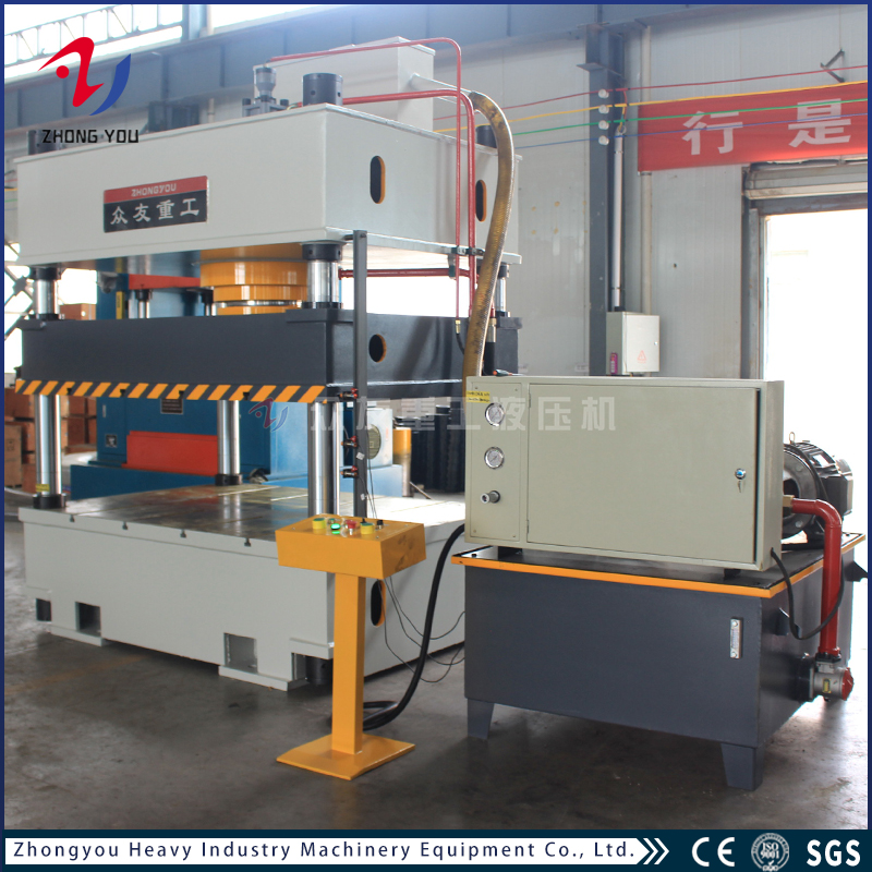 一臺(tái)石英石水槽滕州四柱油壓機(jī)價(jià)格多少？